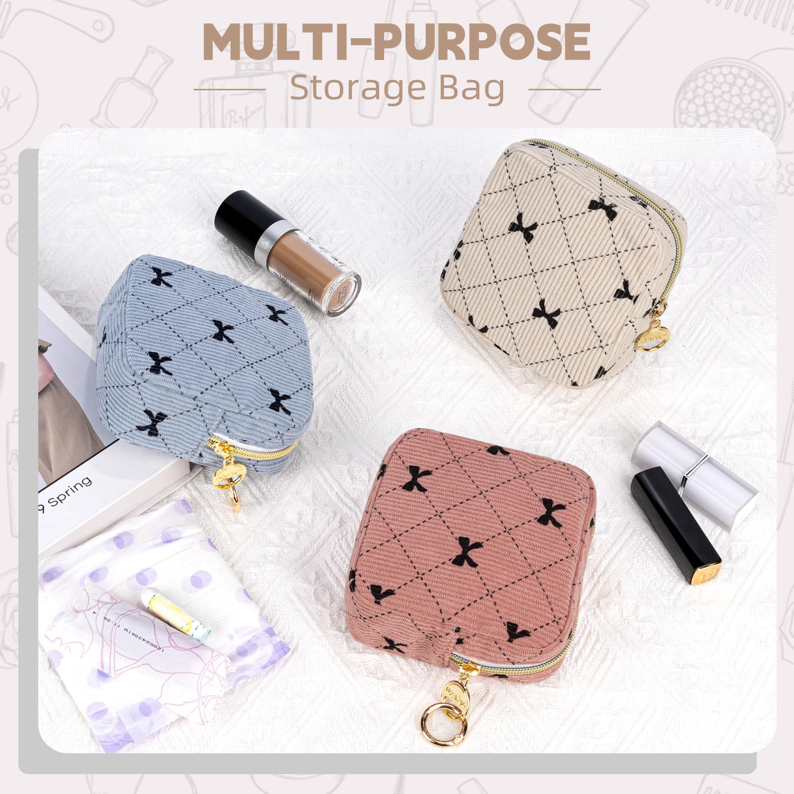 Playexen sac rangement poche cosmétiques: organisation facile pour cosmétiques et petits objets.