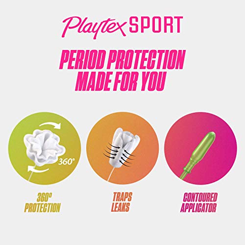 Tampon Playtex Sport avec applicateur pour une insertion précise