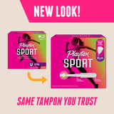 Vue du design FLEXFIT du tampon Playtex Sport pour un ajustement sûr