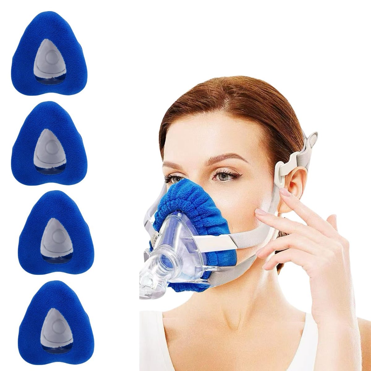 playWooWgo ensemble 4 coussinets CPAP pour confort durable dès la nuit