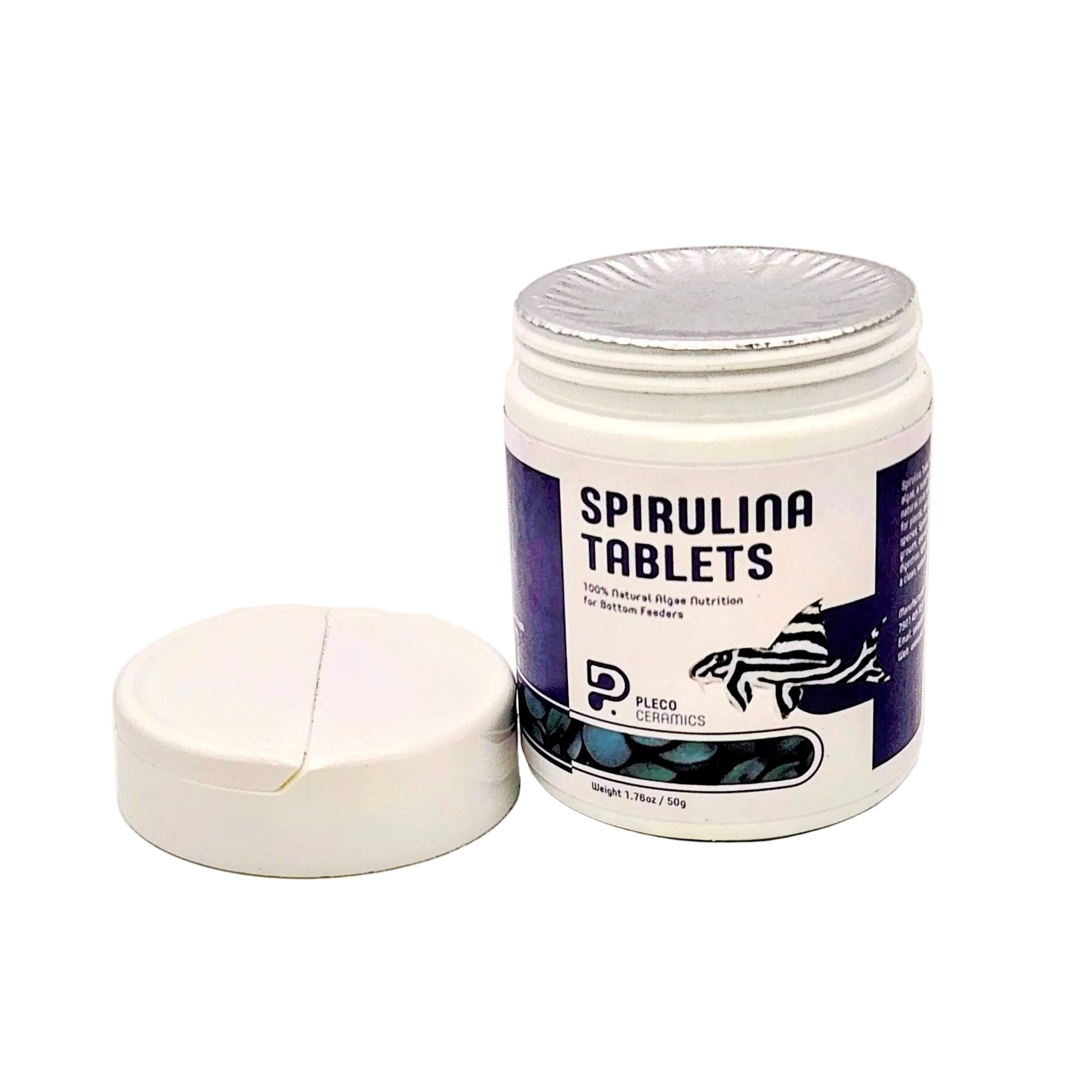 Utilisation simple des tablettes spiruline Plecoceramics pour le fond.