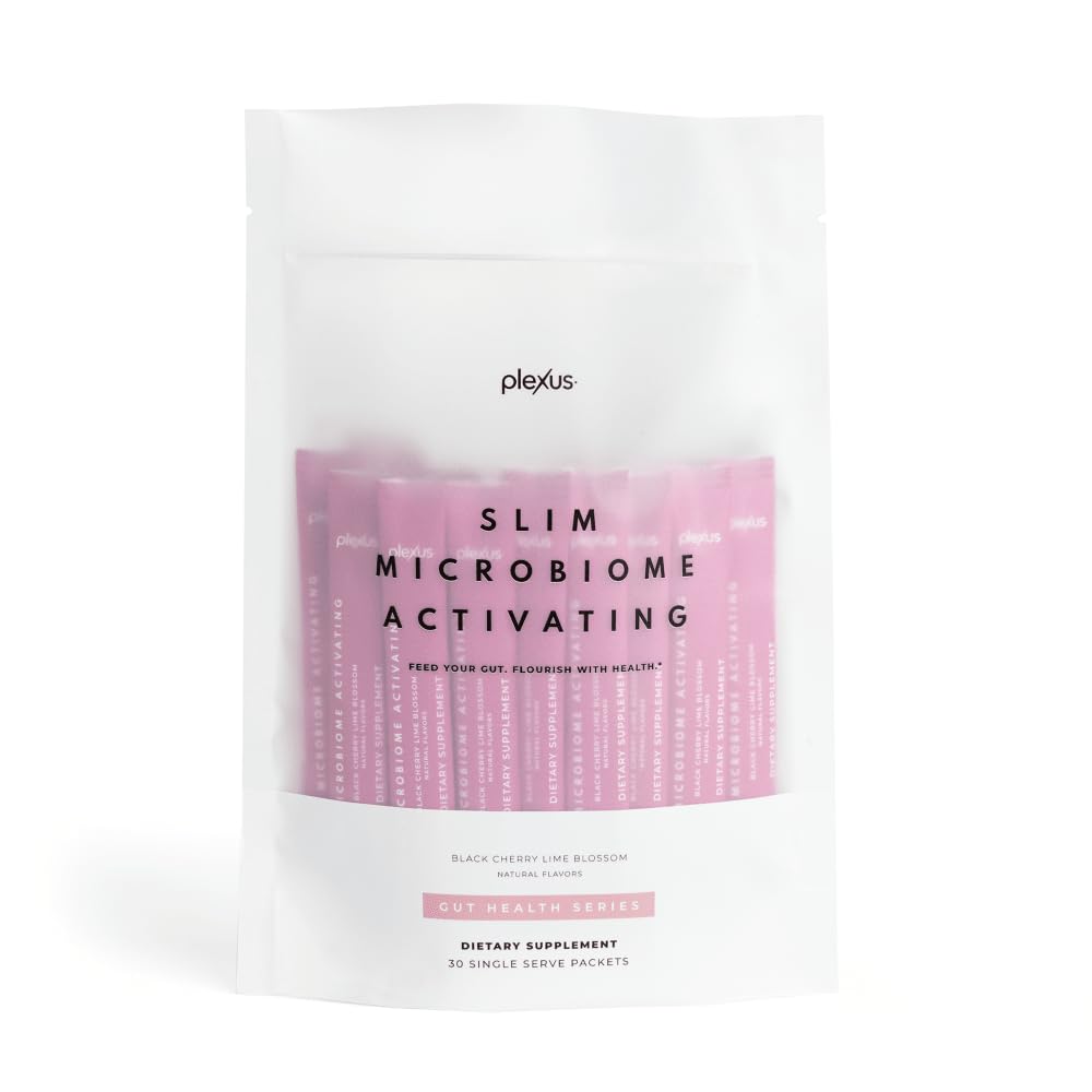 Plexus Slim MicroBiome, bouteille Cerise Noire et Fleur de Citron Vert, peut favoriser l’hydratation.