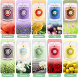 Pliadvbu bougies aromathérapie diffusant des senteurs apaisantes.