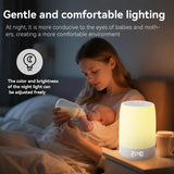 PLJVOYK réveil lumineux avec écran dimmable pour lit doble.