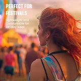 Plugz accessoires bleus, parfaits pour festivals et événements musicaux.