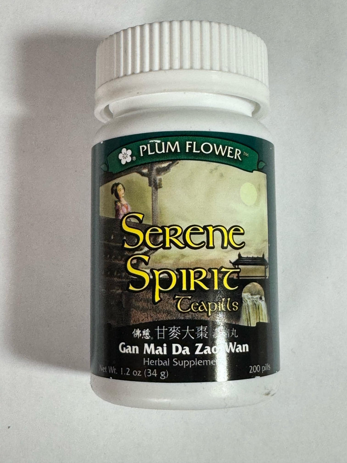 Bouteille Plum Flower Serene Spirit Teapills, pratique au quotidien.
