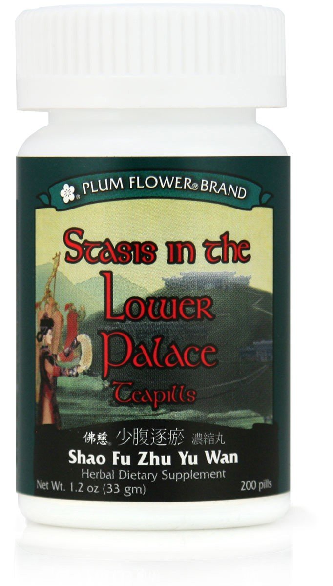 Plum Flower Stase abdomen inférieur teapills, soutien possible du confort abdominal.