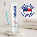 Plus White embout aiguille – application précise du gel blanchissant.