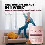 Plus+Ultra odeur saine, probiotiques vaginaux favorisant une fraîcheur durable.