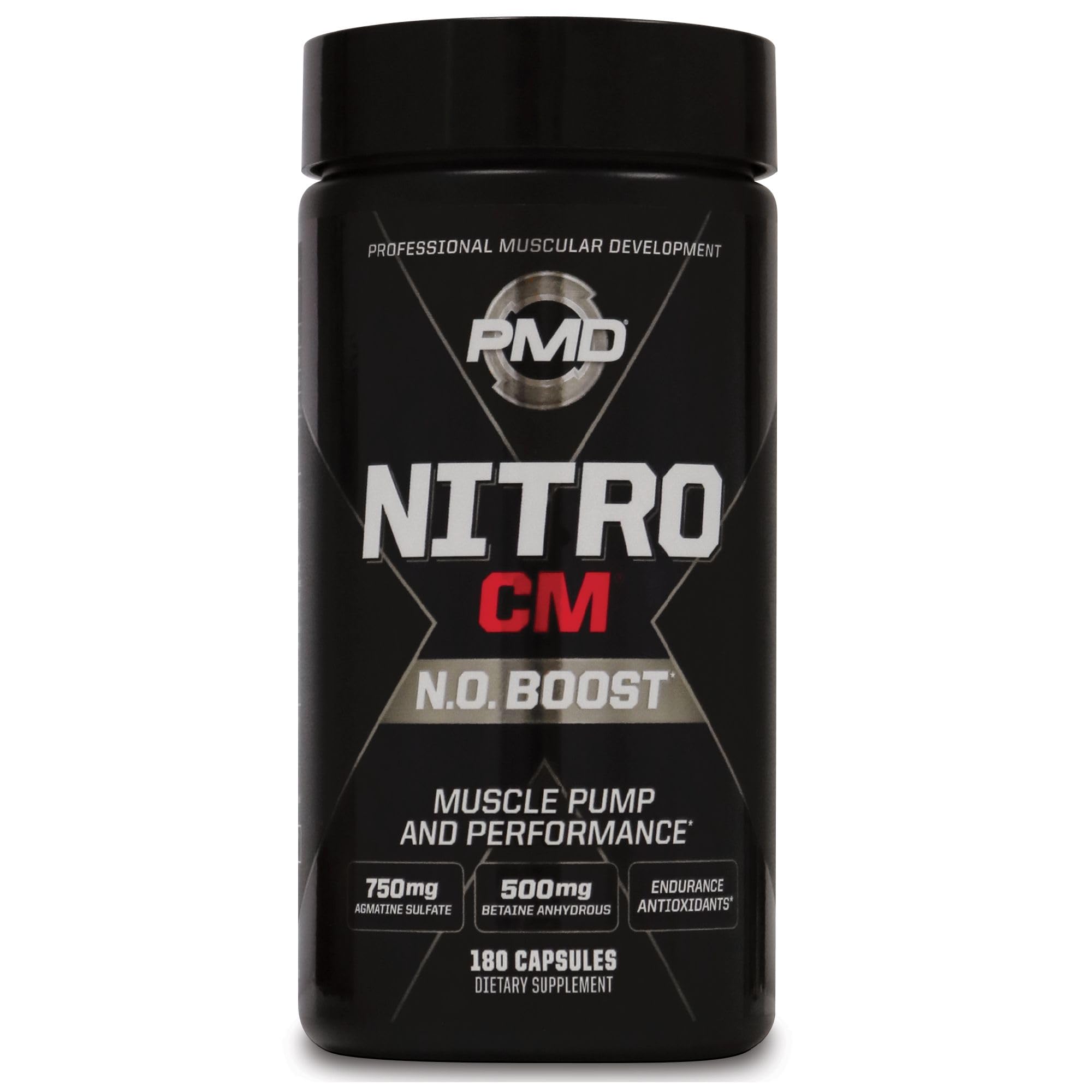 PMD Nitro CM : bouteille montrant le conditionnement et la prise en main
