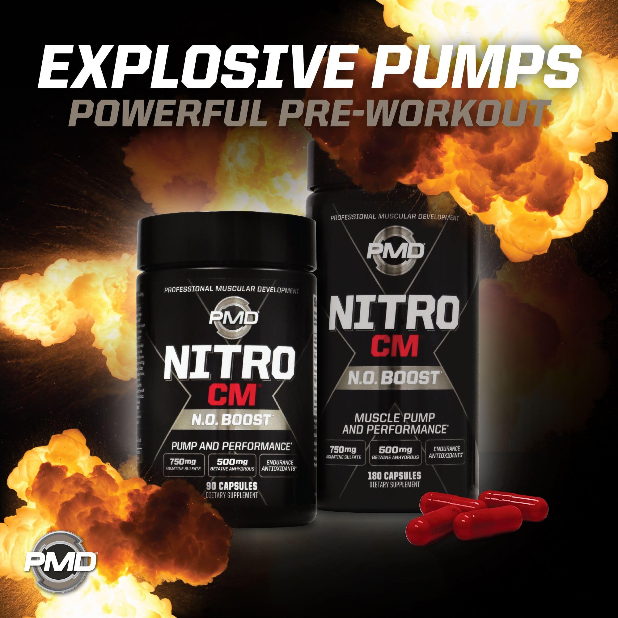 PMD Nitro CM : formule non stimulante adaptée aux séances tardives