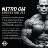 PMD Nitro CM : emballage clair et moderne avec informations essentielles
