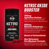 PMD Nitro CM : démonstration d’une pompe musculaire pendant l’effort