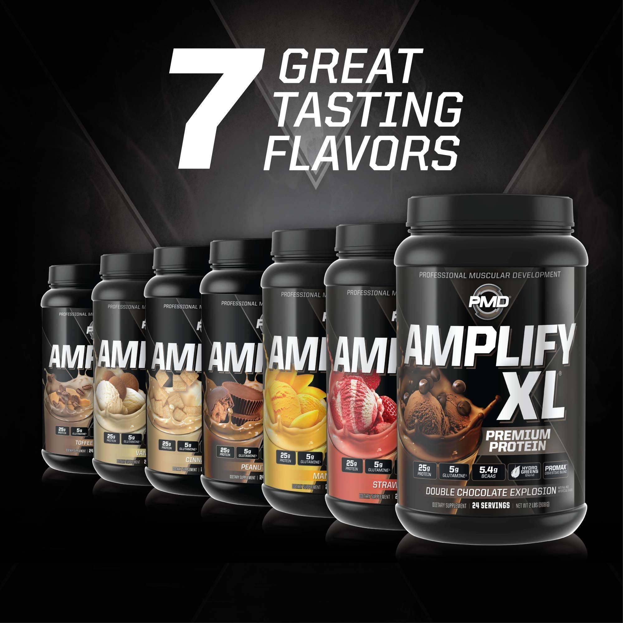 PMD Amplify XL acides aminés, ensemble de nutriments pour le développement musculaire