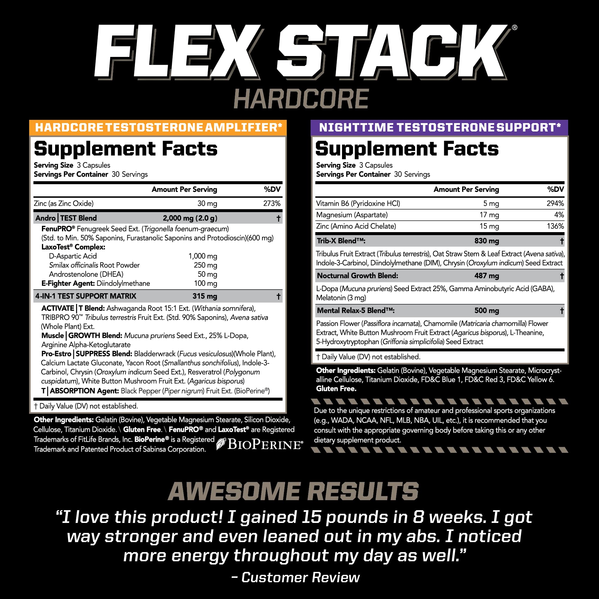 PMD Sports Flex Stack: gelules pour récupération et force musculaire