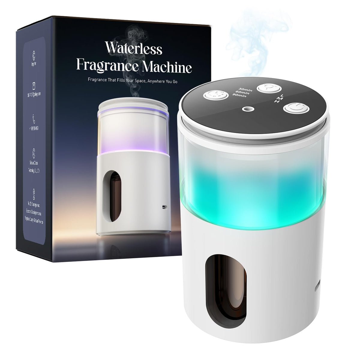 Pmsusoow diffuseur sans eau, aromathérapie pure sans chaleur.