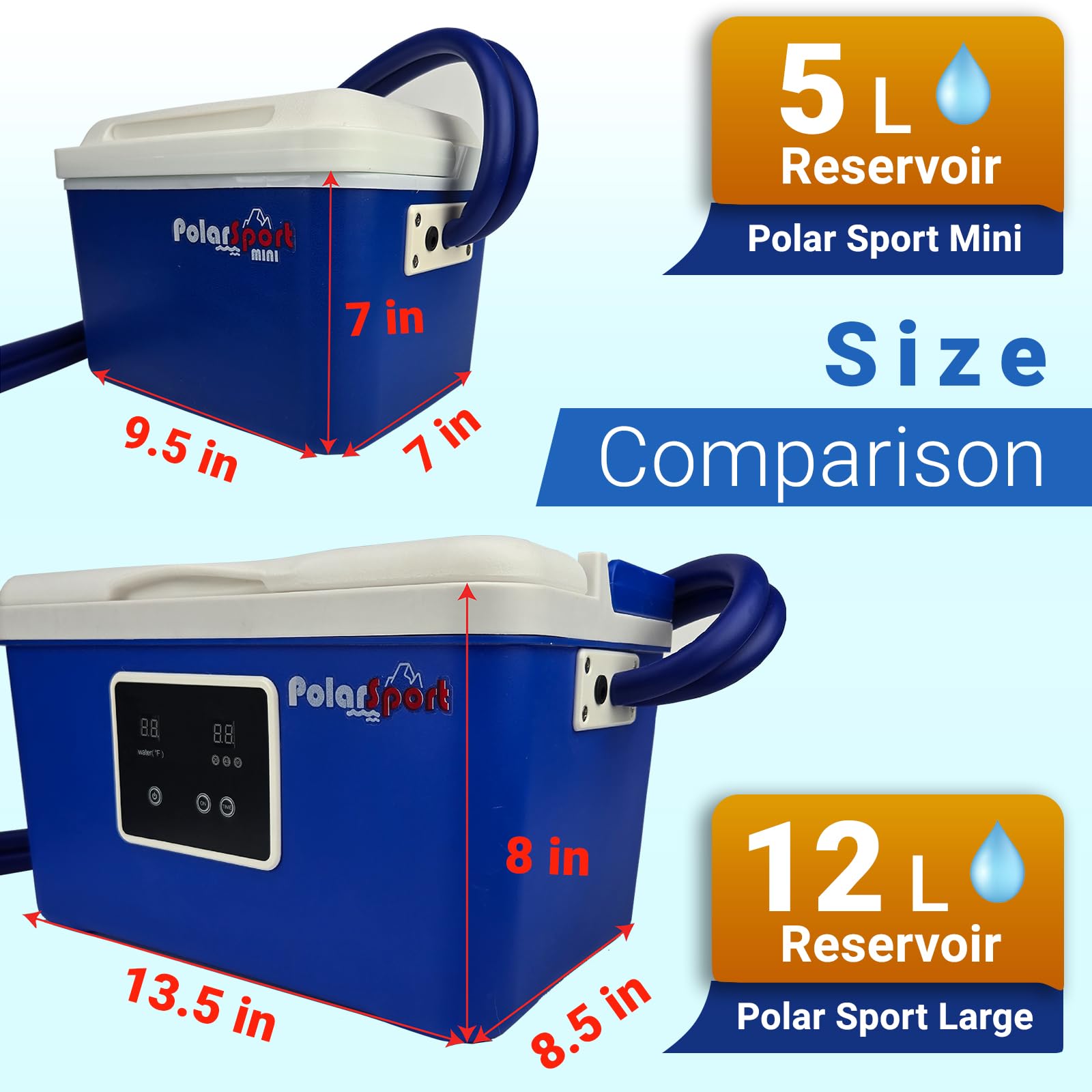 PMT Medical Polar Sport - grand coussin reglable convient à genou et épaule.