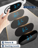 Pocleanish chauffe-pieds avec poche isolante et design anti-froid.