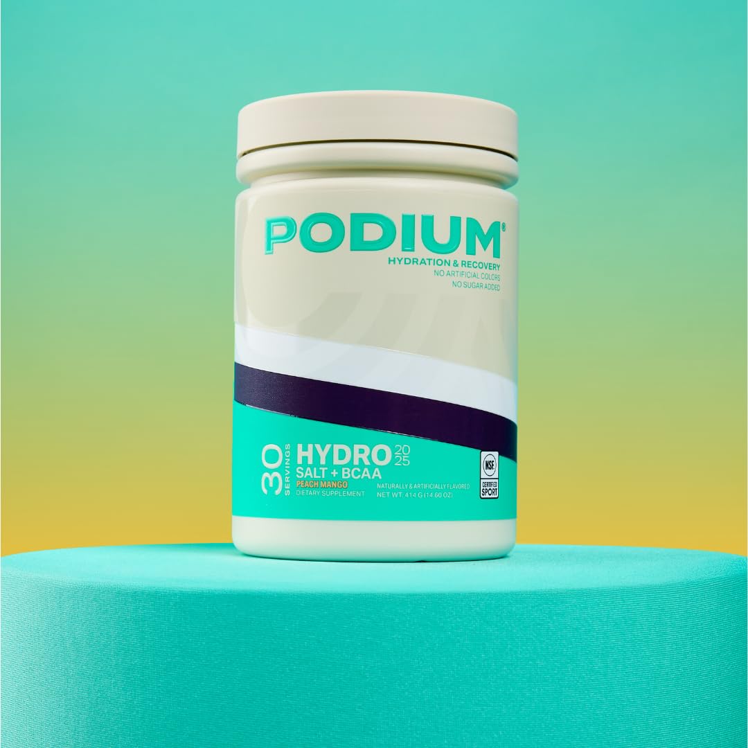 Podium Hydro + Salt, portion 2025 format pratique pour 30 usages