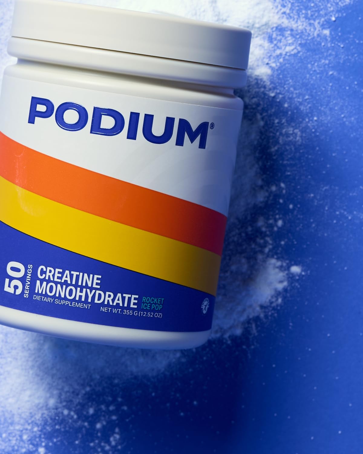 Podium Nutrition Creatine Monohydrate - athlète en action pendant l'entraînement.