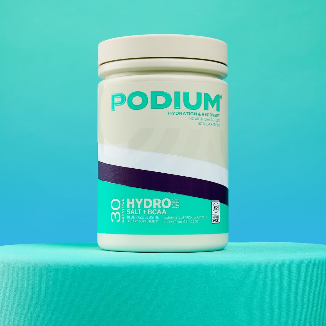 Podium Nutrition Hydro-Sel: athlète dans une salle de sport utilisant le produit