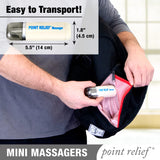 Point Relief Mini-Massager – silencieux-discret : fonctionnement quasi silencieux pour une utilisation discrète.