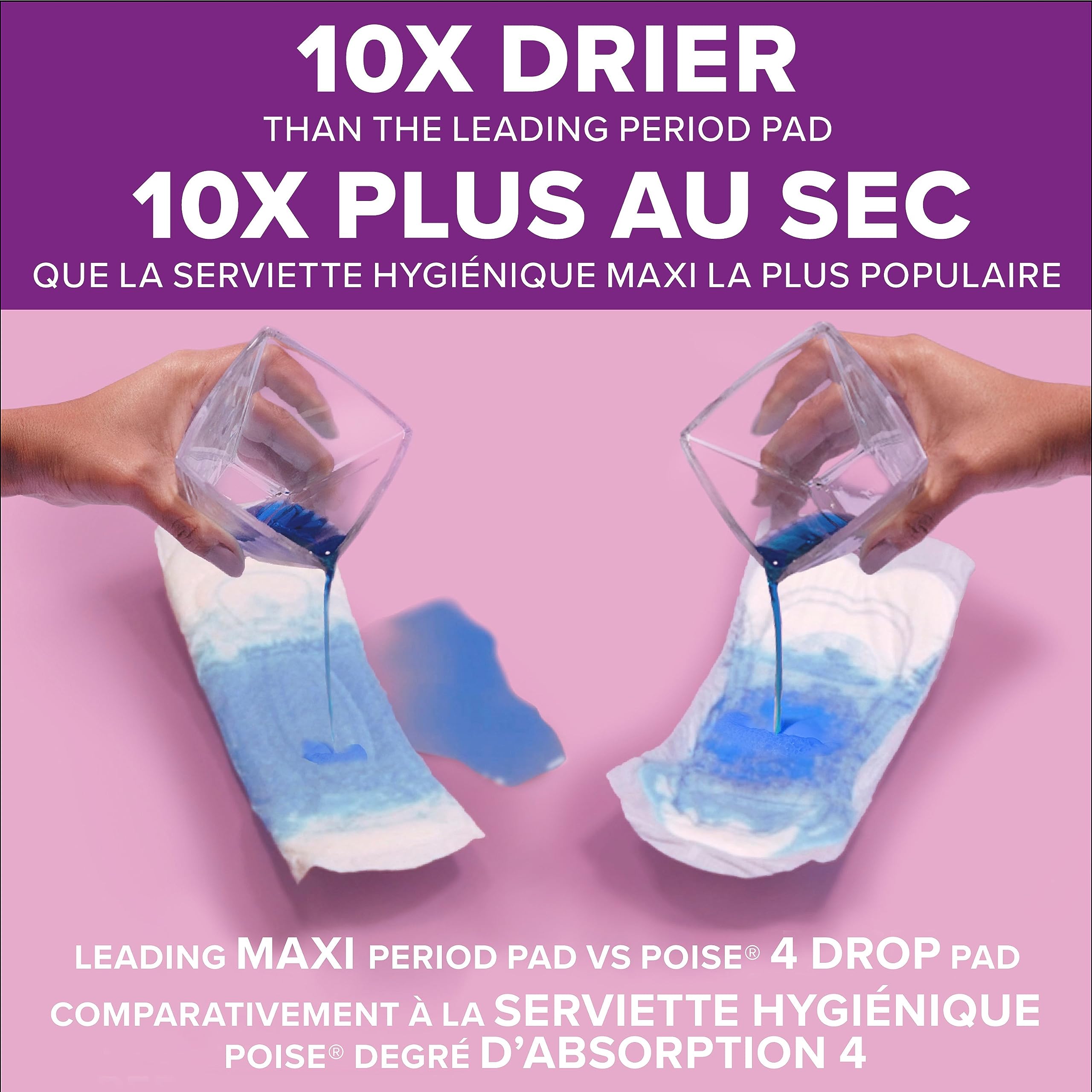 Poise-protection-douceur assure discrétion et sécurité toute la journée.