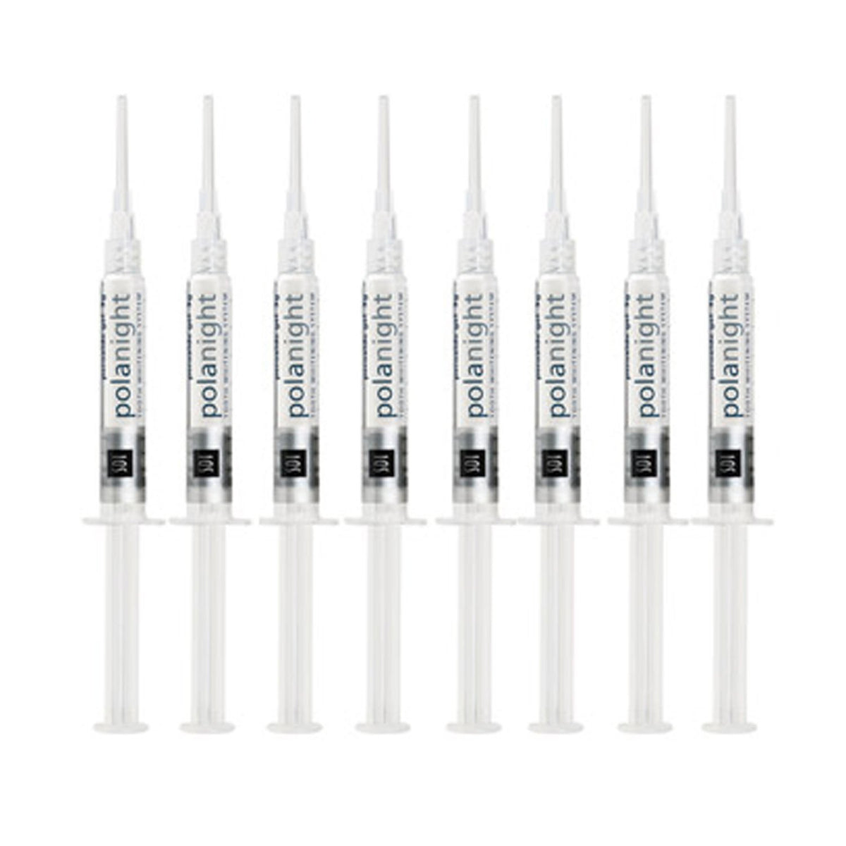 PolaNight 22% – lot de 8 seringues, gel blanchissant pour blanchiment à domicile.
