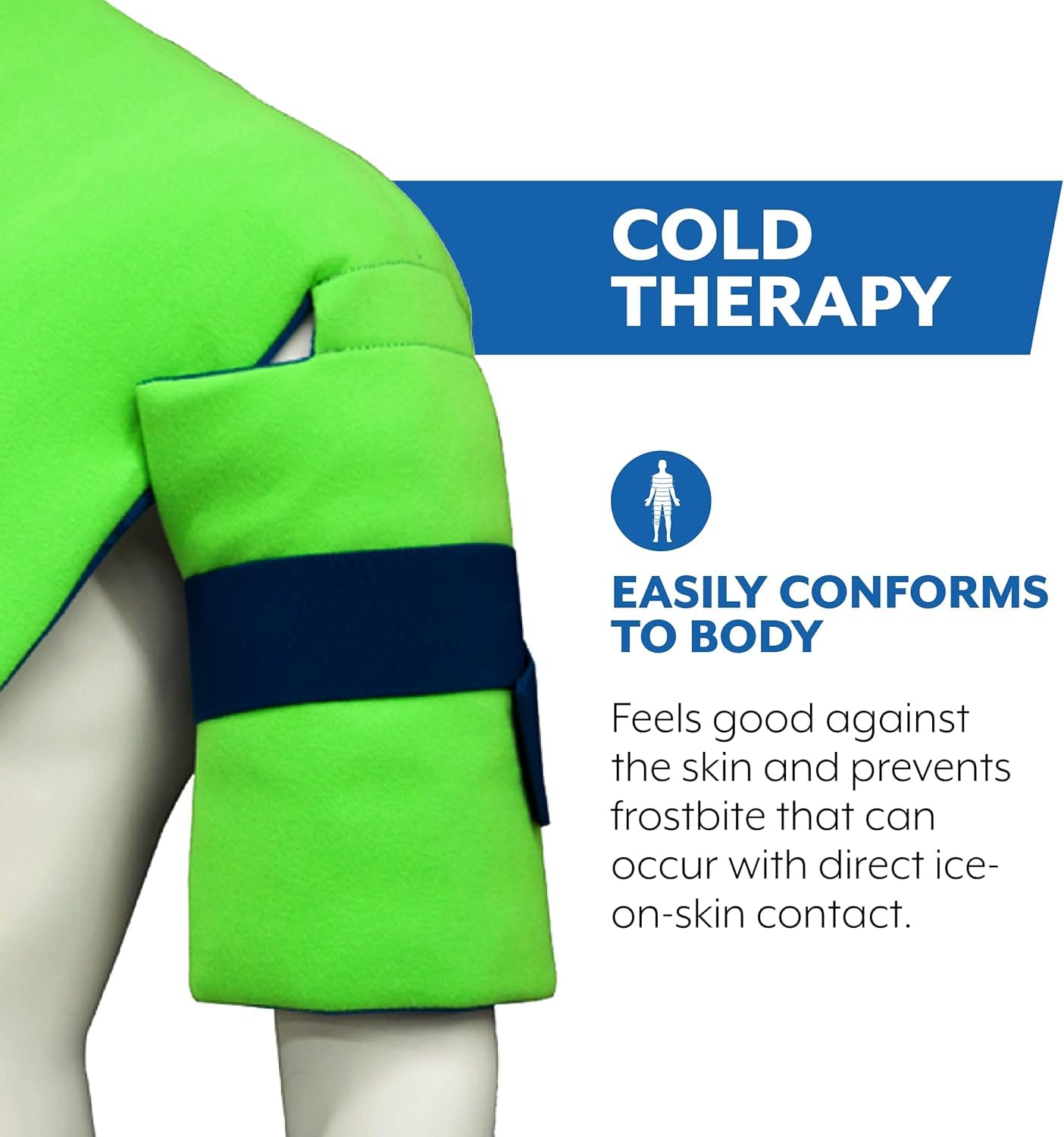 Polar Ice Pression Epaule: compression soutenante pour soulager douleur et raideur.