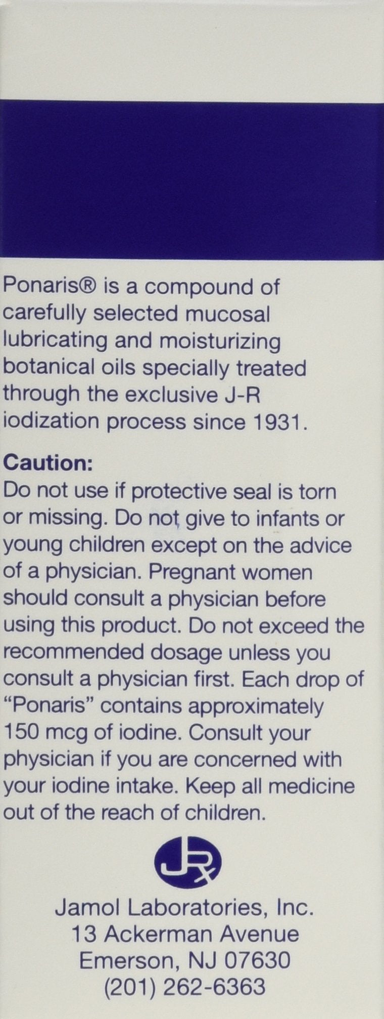 Ponaris Emollient nasal — bouteille à versement précis pour une application facile.