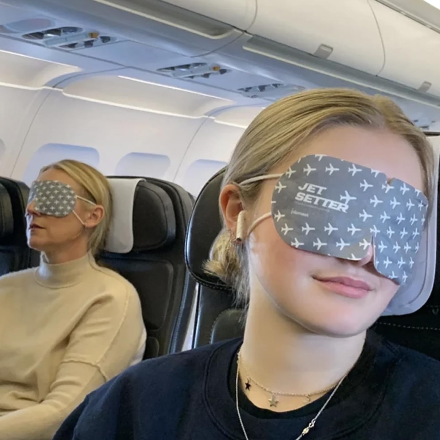 POPBAND Masque Yeux Jet Setter: pratique et prêt à l'emploi lors des voyages.