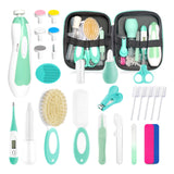 Kit soins bébé POPYJAN avec étui, rangement pratique en voyage.