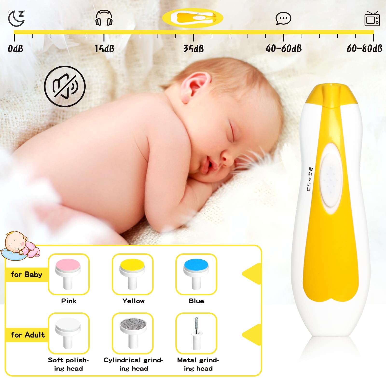 Brosse cheveux POPYJAN douce pour le cuir chevelu fragile du bébé.