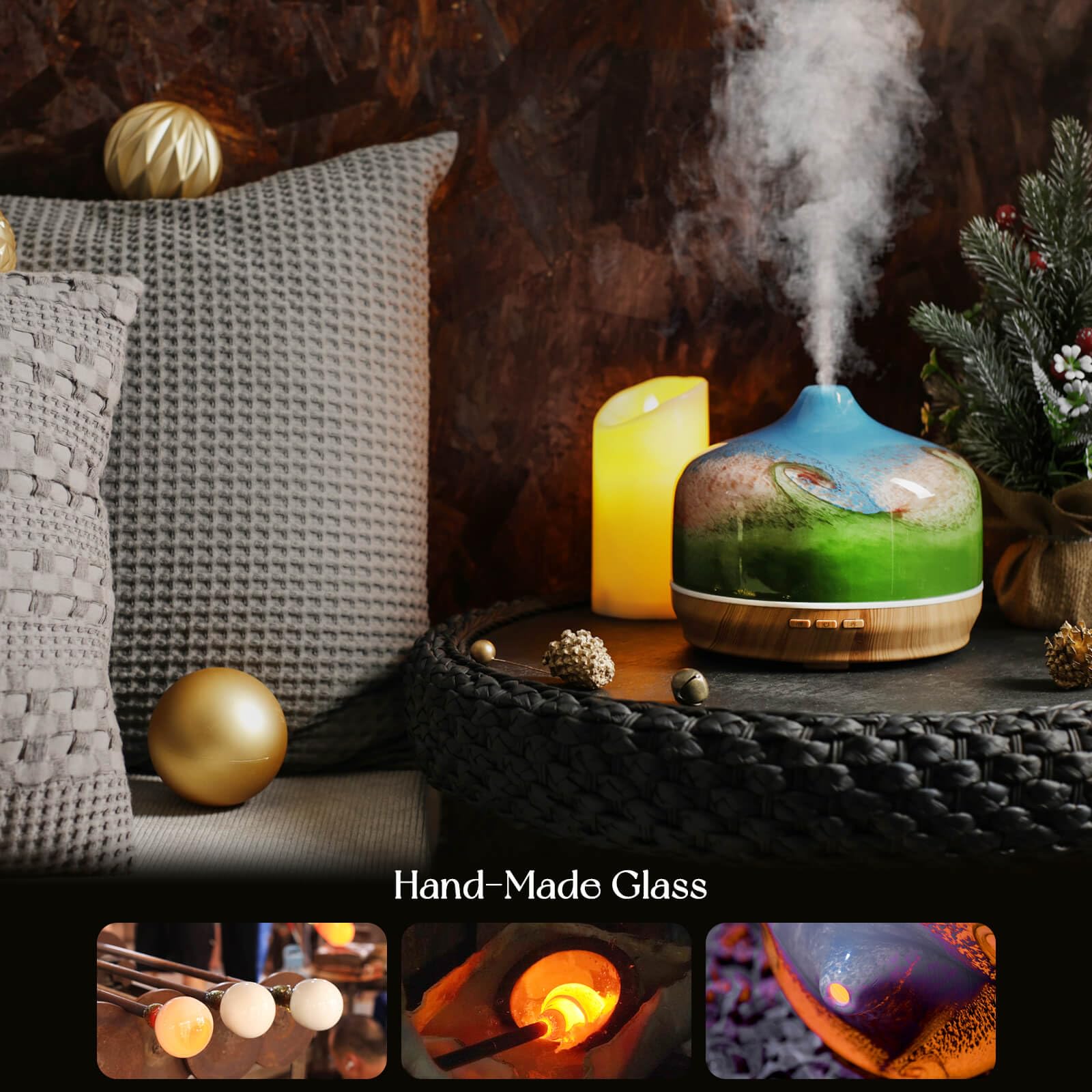 Porseme brume ultrasonique, nano-diffusion pour parfums durables.