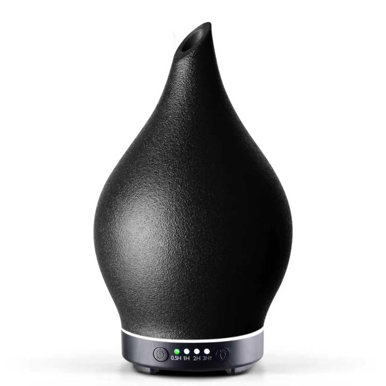 Porseme diffuseur aromathérapie en céramique 150 ml noir, ambiance apaisante pour salon et chambre.