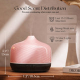 Base en grain de bois du diffuseur Porseme apportant une finition chaleureuse.