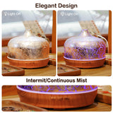 Porseme diffuseur modes brume continu et intermittent pour sessions variées.