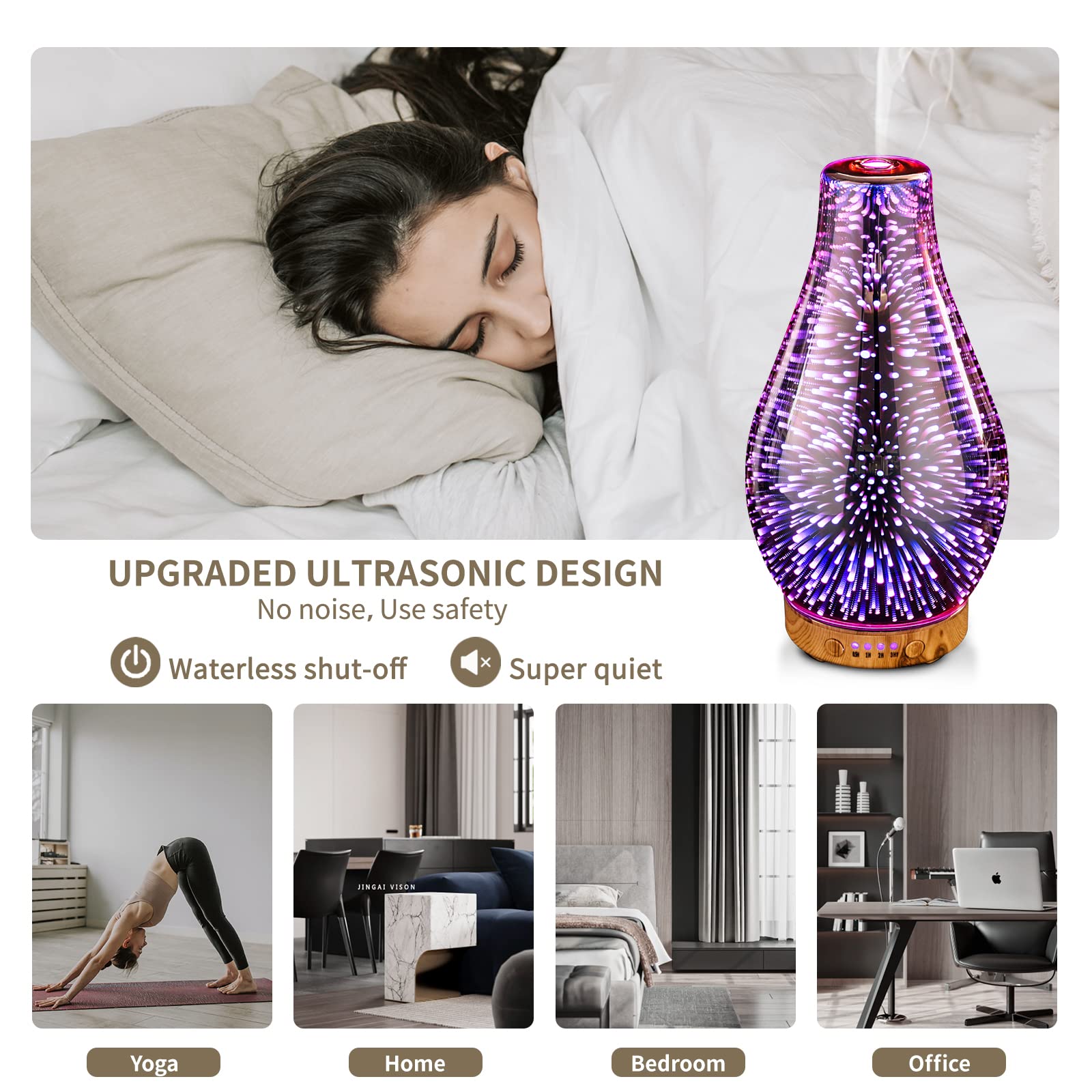 Porseme diffuseur cadeau idéal, lumière douce et design élégant.