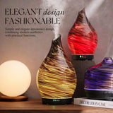 Diffuseur Porseme DEL sept couleurs illuminant la pièce