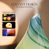 Diffuseur Porseme design art déco, verre soufflé unique