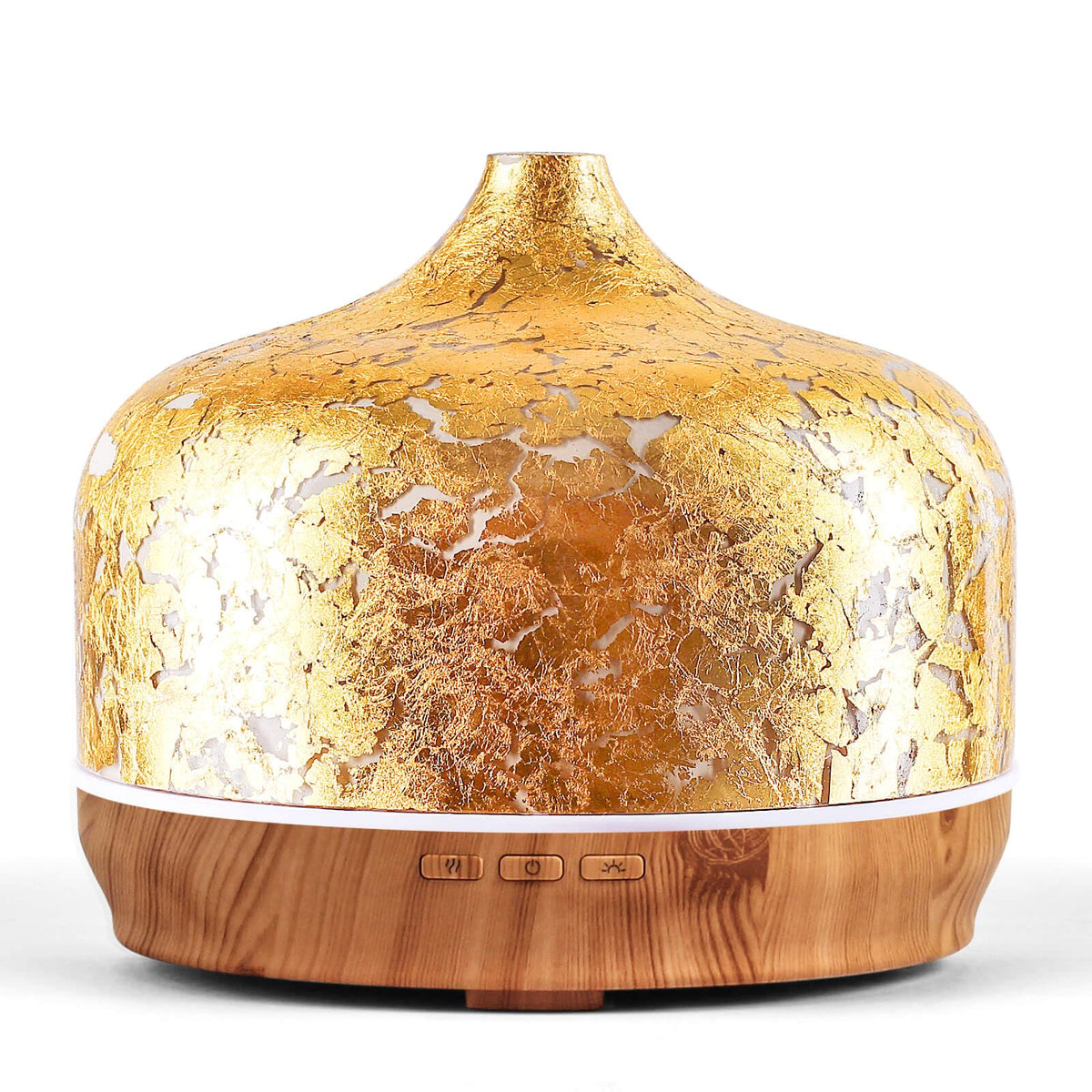 Diffuseur Porseme 500 ml en verre doré, ambiance spa à domicile.