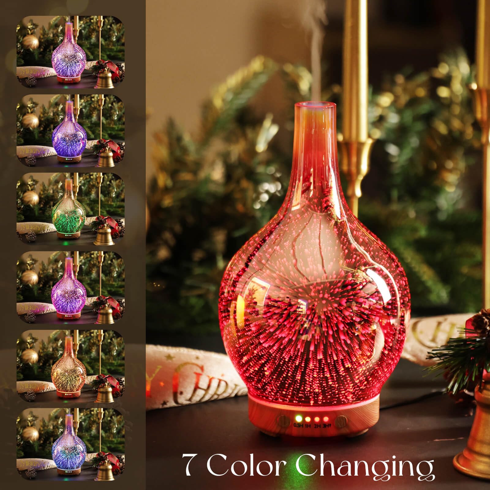 Porseme diffuseur moderne en globe verre, design et apaisant.