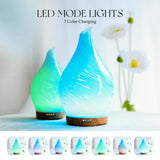 Porseme diffuseur avec motif etoile sur le verre pour une ambiance charmante