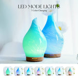 Porseme diffuseur LED à 7 couleurs, lumière apaisante pour relaxation.