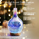 Porseme diffuseur lumière LED multicolore pour créer une ambiance relaxante
