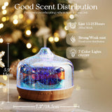 Porseme diffuseur avec 7 couleurs lumineuses: ambiance personnalisable