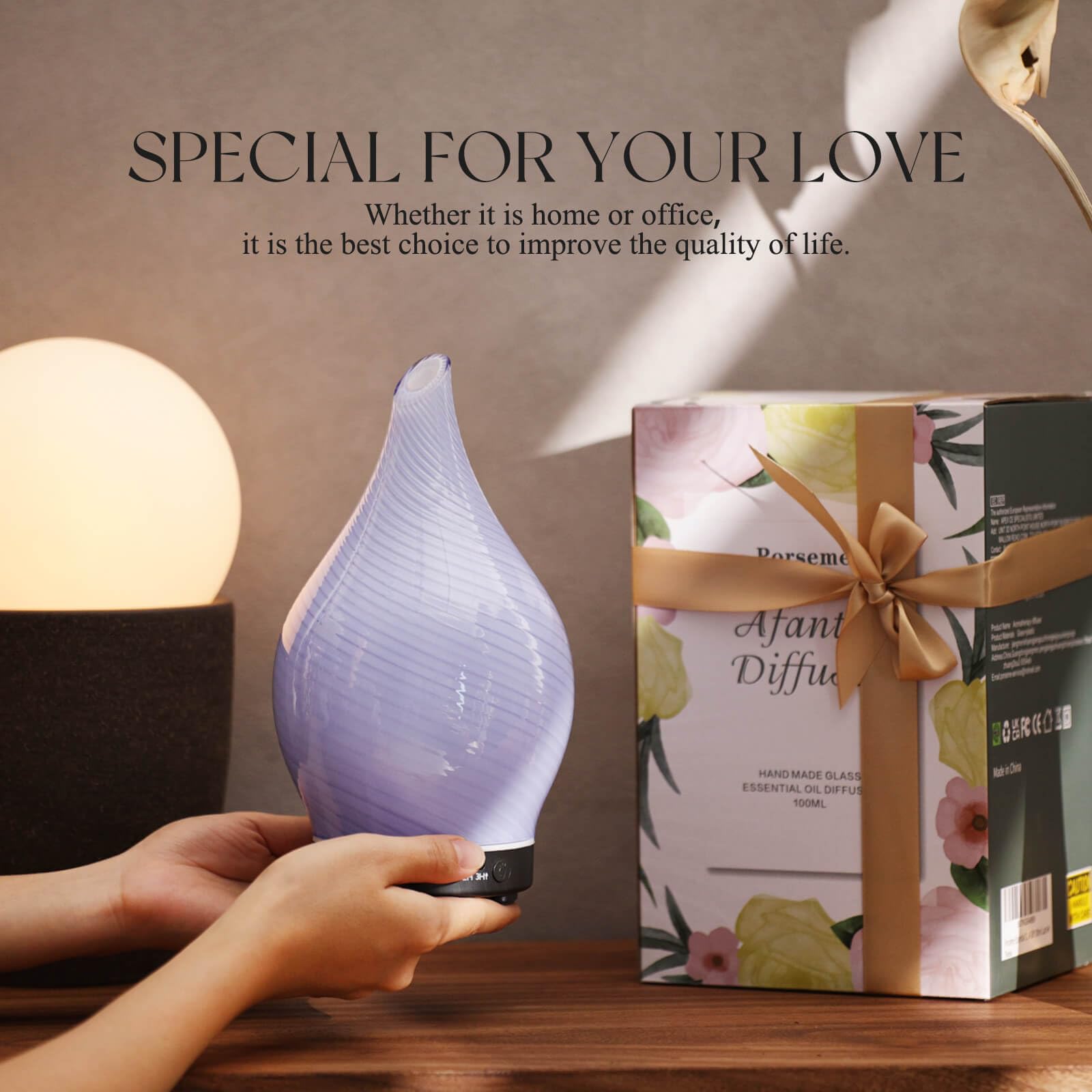 Porseme diffuseur idéal pour dormir, yoga, bureau et spa