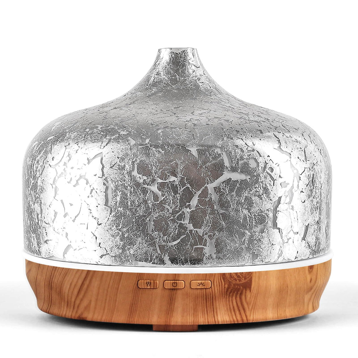 Porseme diffuseur en verre argente 500 ml, ambiance élégante et relaxation à domicile.