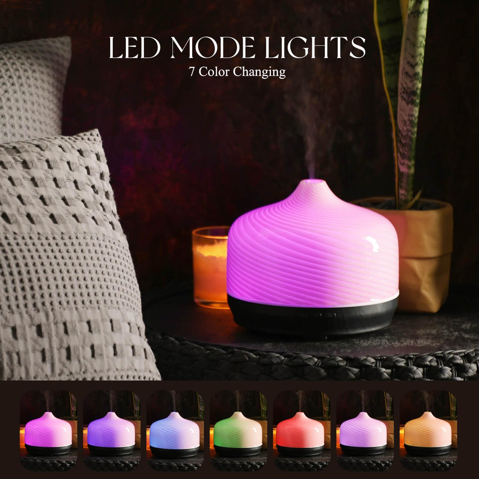 Porseme diffuseur en verre avec capot étoile ajoutant une touche décorative relaxante.