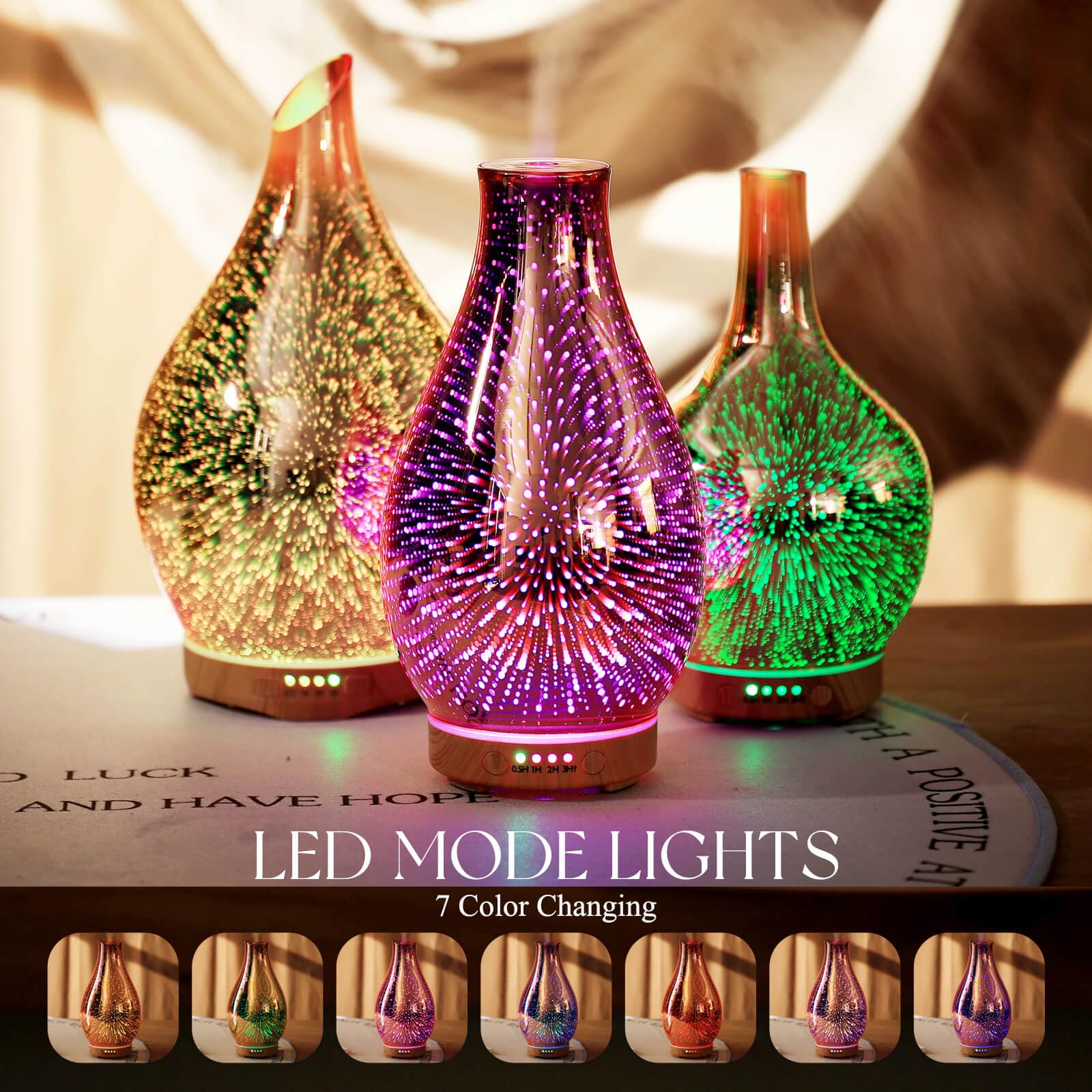 Porseme diffuseur en verre rose-or, ambiance élégante et parfumée